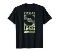 Vintage 1966 Disque vinyle pour anniversaire T-Shirt