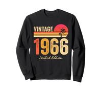 Vintage 1966 Limited Edition Retro Year Birth of Birthday Sweatshirt