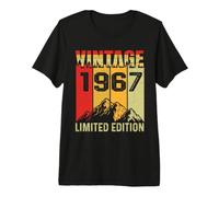 Vintage 1967 Limited Edition Classic Year Birthday Vintage T-Shirt Haut de Gamme