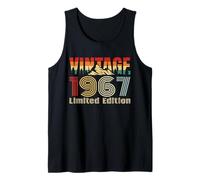 Vintage 1967 Limited Edition Retro Year Vintage Birthday Débardeur