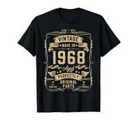 Vintage 1968 58yr 58th Birthday Gifts for Men 58 Years Old T-Shirt