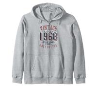 Vintage 1968 Fine Like Vinyl Only Better Retro Birthday Sweat à Capuche