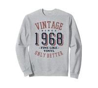Vintage 1968 Fine Like Vinyl Only Better Retro Birthday Sweatshirt