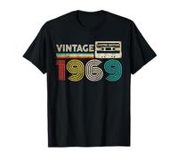 Vintage 1969 Classic Birthday 1969 Cassette Tape Vintage T-Shirt