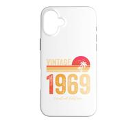Vintage 1969 Limited Edition Retro Year Birth of Birthday Coque pour iPhone 16 Plus