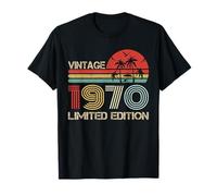 Vintage 1970 Limited Edition Retro Year Vintage Birthday T-Shirt