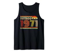 Vintage 1971 Classic 1971 Vintage Year Men Women Birthday Débardeur