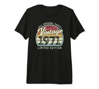 Vintage 1971 Édition limitée 55ème Anniversaire T-Shirt Haut de Gamme