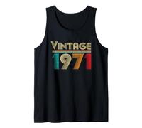 Vintage 1971 Retro 55 Years Old Men and Women 55th Birthday Débardeur