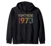 Vintage 1973 Cadeau d'anniversaire 50 ans Homme Femme Rétro Sweat à Capuche