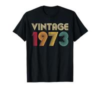 Vintage 1973 Cadeau d'anniversaire 50 ans Homme Femme Rétro T-Shirt