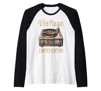 Vintage 1973 Tourne-Disque Vinyle rétro Manche Raglan