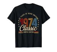Vintage 1974 52nd Birthday 52 YR Classic Limited Edition Men T-Shirt