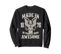Vintage 1976 50th Birthday 50 Years of Being Awesome Sweatshirt