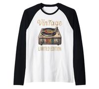 Vintage 1976 Tourne-Disque Vinyle rétro Manche Raglan