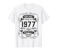 Vintage 1977 49yr 49th Birthday Gifts for Men 49 Years Old T-Shirt
