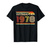 Vintage 1978 Classic 1978 Vintage Year Men Women Birthday T-Shirt
