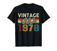 Vintage 1978 Classic Birthday Vintage 1978 Cassette Tape T-Shirt
