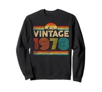 Vintage 1978 Classic Year 1978 Birthday Men Women Vintage Sweatshirt