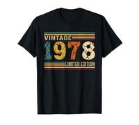 Vintage 1978 Limited Edition Classic Year Birth of Birthday T-Shirt