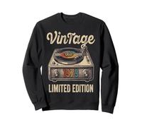 Vintage 1979 Tourne-Disque Vinyle rétro Sweatshirt
