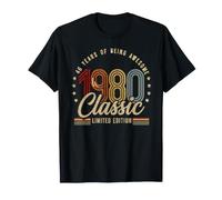 Vintage 1980 46th Birthday 46 YR Classic Limited Edition Men T-Shirt