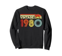 Vintage 1980 Classic Year 1980 Birth of Birthday Vintage Sweatshirt