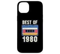 Vintage 1980's Kid Retro Born in The 1980 Cassette Coque pour iPhone 14 Plus