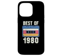 Vintage 1980's Kid Retro Born in The 1980 Cassette Coque pour iPhone 14 Pro Max