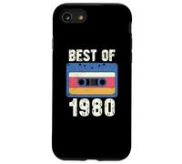Vintage 1980's Kid Retro Born in The 1980 Cassette Coque pour iPhone SE (2020) / 7/8