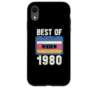 Vintage 1980's Kid Retro Born in The 1980 Cassette Coque pour iPhone XR