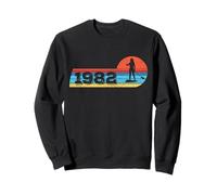 Vintage 1982 Anniversaire Stand-Up Paddleboard supboard Sup Sweatshirt