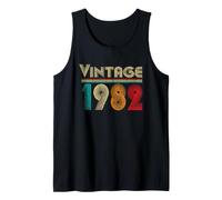 Vintage 1982 Retro 44 Years Old Men and Women 44th Birthday Débardeur