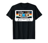 Vintage 1983 Original Parts Cassette 80s 90s Retro Party T-Shirt