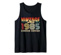 Vintage 1985 Limited Edition Retro Year Vintage Birthday Débardeur