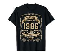 Vintage 1986 40yr 40th Birthday Gifts for Men 40 Years Old T-Shirt