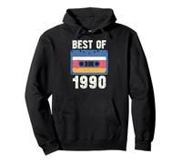 Vintage 1990's Kid Retro Era Born in The 1990 Cassette Sweat à Capuche
