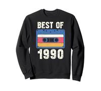Vintage 1990's Kid Retro Era Born in The 1990 Cassette Sweatshirt