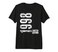 Vintage 1998 Édition limitée 28 Ans 28ème Anniversaire T-Shirt Haut de Gamme