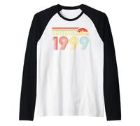 Vintage 1999 27 Years Old Retro Boys and Girls 27th Birthday Manche Raglan