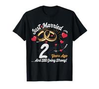 Vintage 2 years marriage anniversary Crew legends His/Her T-Shirt
