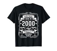 Vintage 2000 25 Years Old Gifts for Men 25yr 25th Birthday T-Shirt
