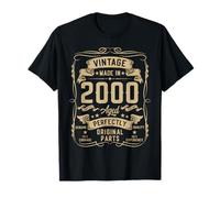 Vintage 2000 25yr 25th Birthday Gifts for Men 25 Years Old T-Shirt
