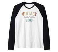 Vintage 2000 Limited Edition 25-Year-Old Gifts 25th Birthday Manche Raglan