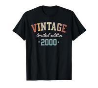 Vintage 2000 Limited Edition 25-Year-Old Gifts 25th Birthday T-Shirt