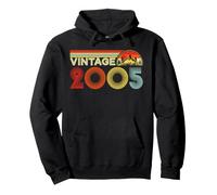 Vintage 2005 21 Years Old Retro Boys and Girls 21st Birthday Sweat à Capuche