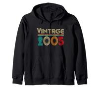 Vintage 2005 Retro 21 Years Old Boys and Girls 21st Birthday Sweat à Capuche