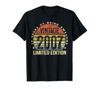Vintage 2007 Limited Edition 19-Year-Old 19th Birthday T-Shirt