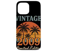 Vintage 2009 Limited Edition Coucher De Soleil Rétro Coque pour iPhone 13 Pro Max