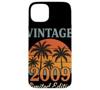 Vintage 2009 Limited Edition Coucher De Soleil Rétro Coque pour iPhone 15 Plus